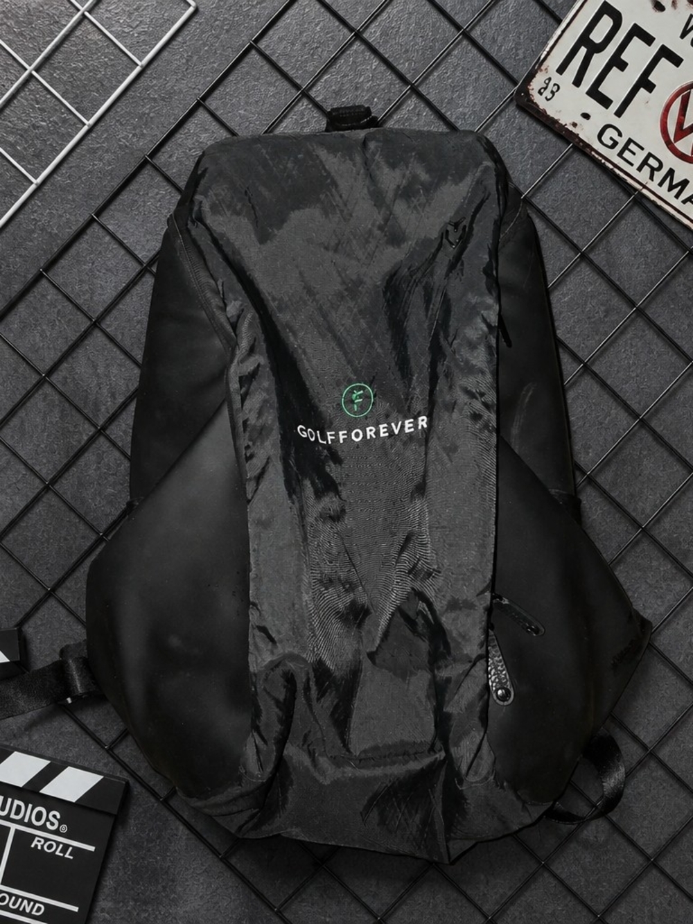 Vessel Prime X Black Backpack with Green Logo